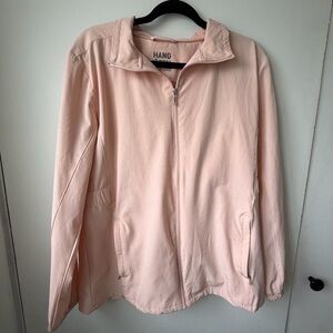 Hang Ten Blush Utility Jacket M – Lightweight Zip Pockets PNW Cozy